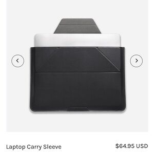 Black laptop 14” carry sleeve